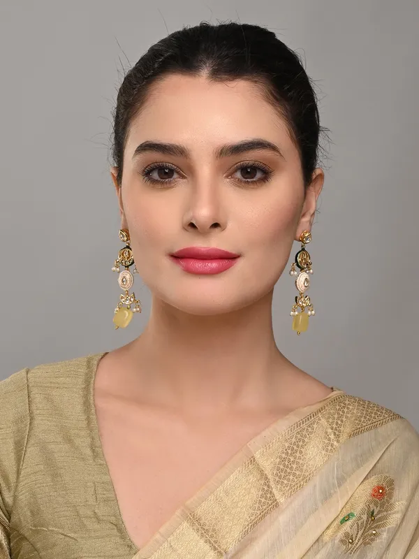 Brass_Pastel_Beaded_Layered_Drop_Earrings