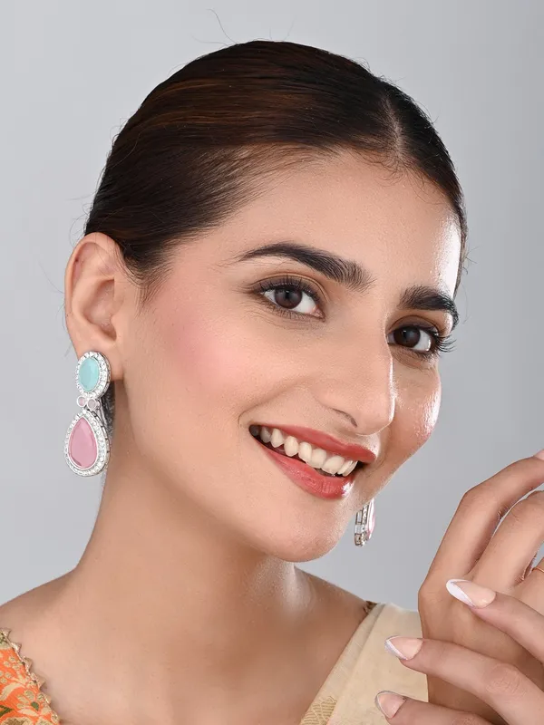 Tear_drop_Stone_earrings