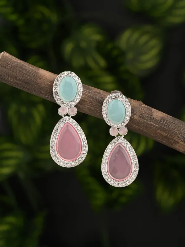 Tear_drop_Stone_earrings