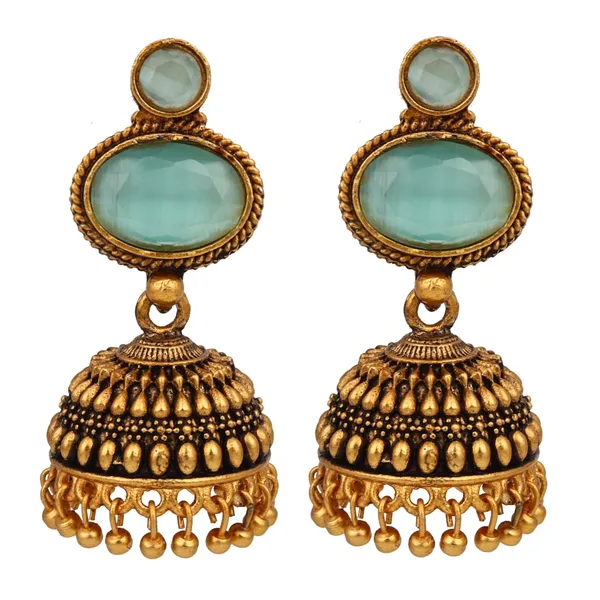 Stone_top_Jhumka_Earring