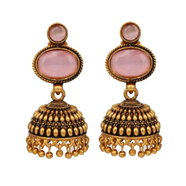 Stone_top_Jhumka_Earring