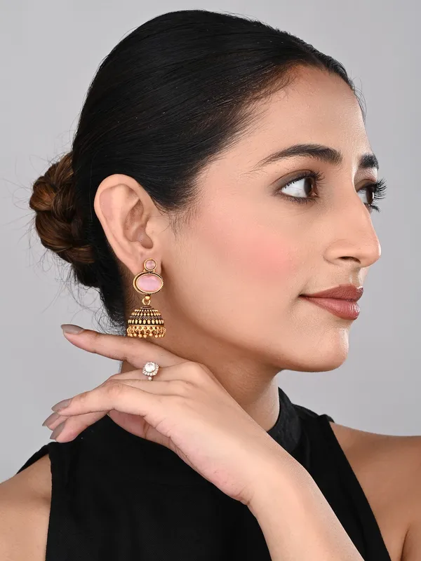 Stone_Top_Jhumka_Earring