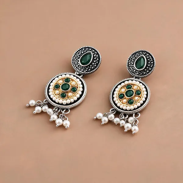 Stones_&_Beads_Circular_Drop_Earring_Pack_Of_2