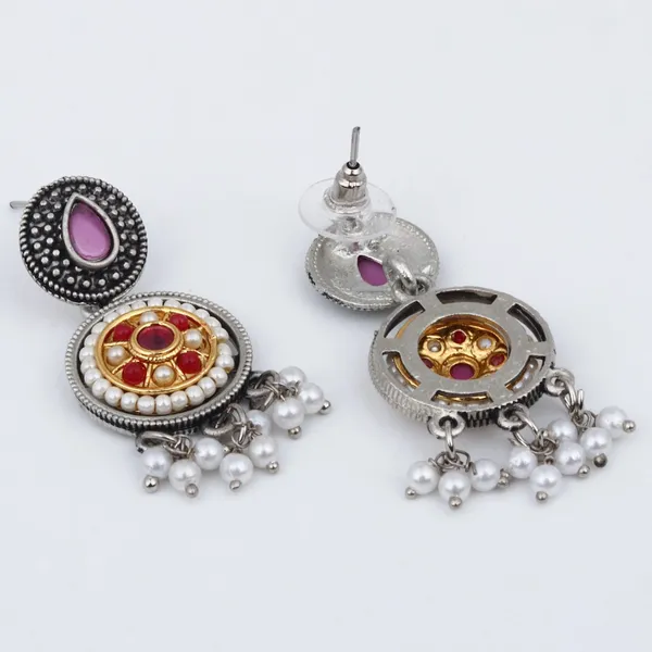 Stones_&_Beads_Circular_Drop_Earring_Pack_Of_2
