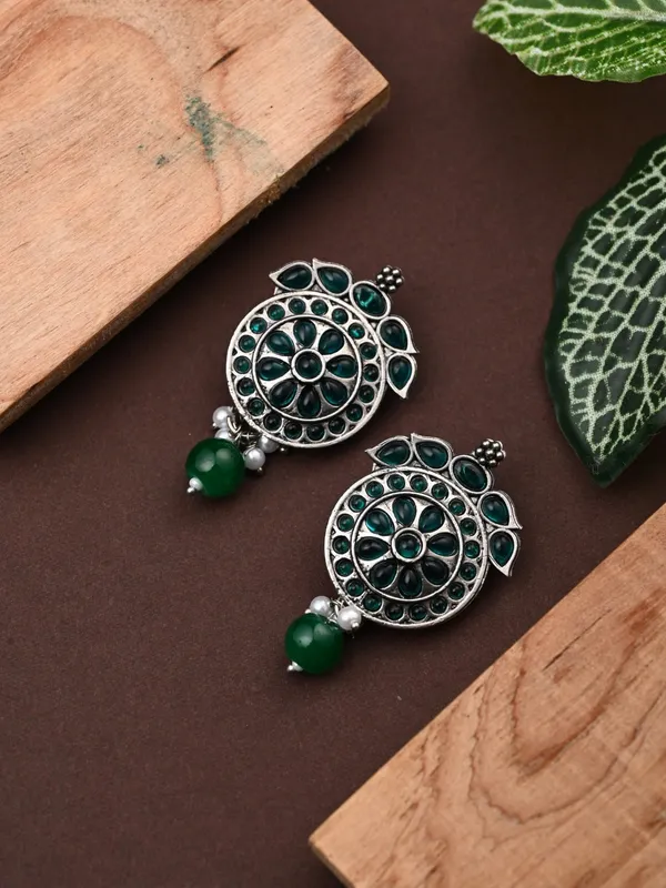Stones_Studded_Circular_Studs_Pack_Of_2