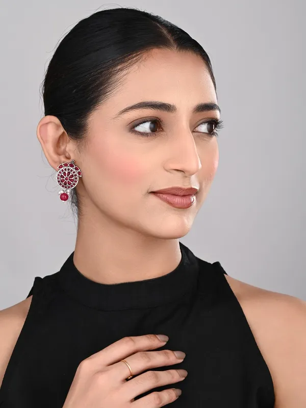Stones_Studded_Circular_Studs