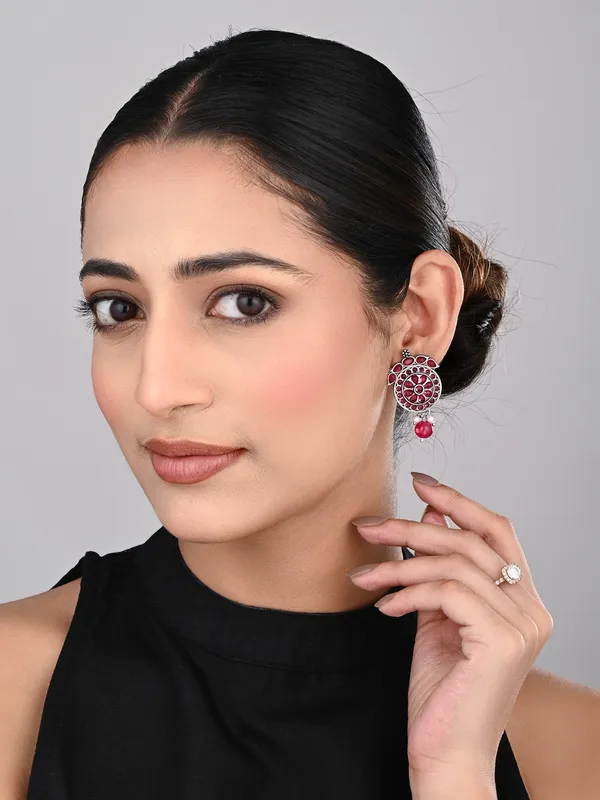 Stones_Studded_Circular_Studs