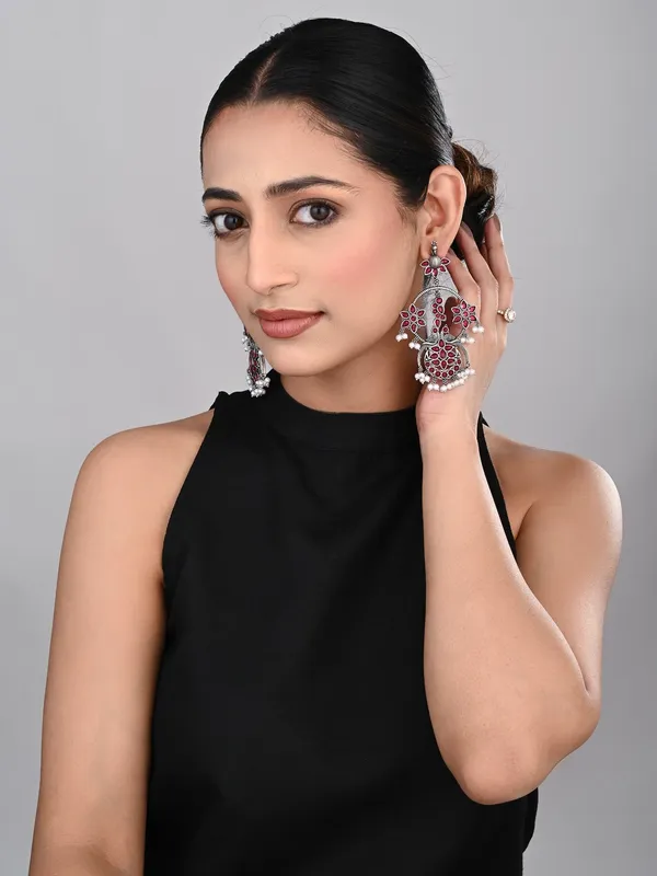 Silver_Plated_Contemporary_Chandbali