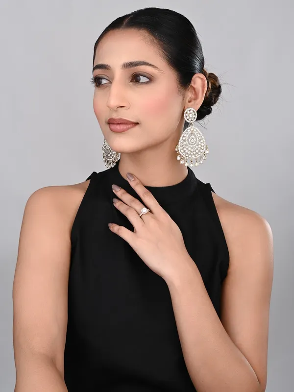 Gold_plated_kundan_chandbali_Earring