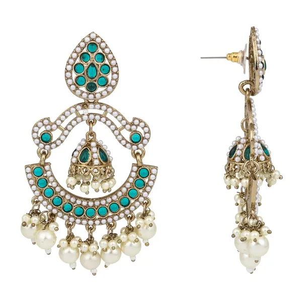 Gold_Plated_Stone_&_Beads_Chandbali_Earring