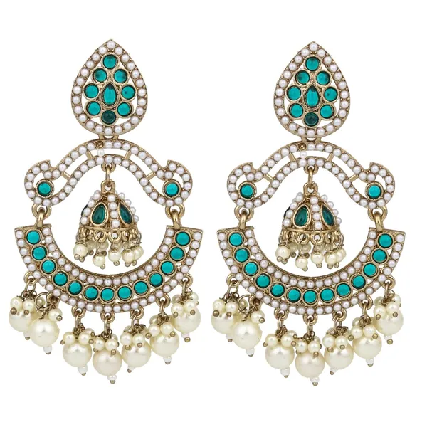 Gold_Plated_Stone_&_Beads_Chandbali_Earring