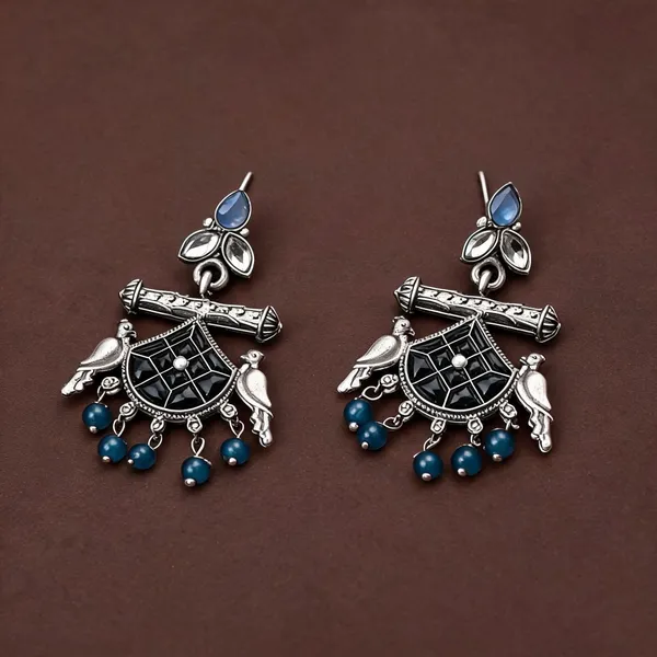 Silver_Plated_Bird_Drop_Earring_Pack_Of_2