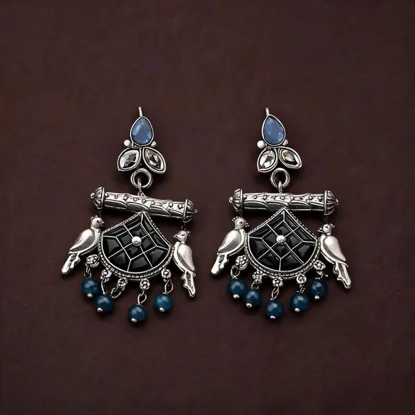Silver_Plated_Bird_Drop_Earring_Pack_Of_2