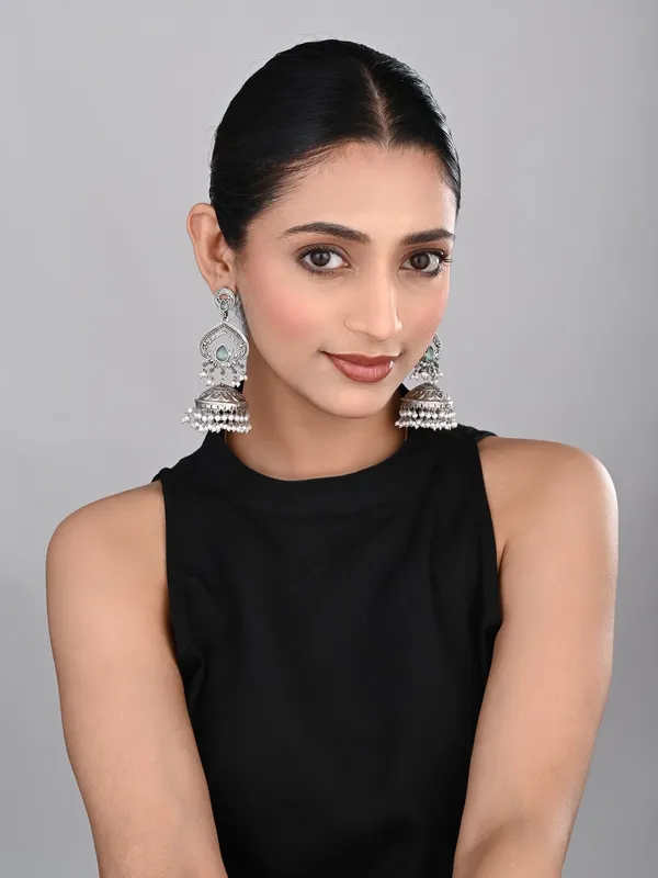 Silver_plated_long_Jhumka