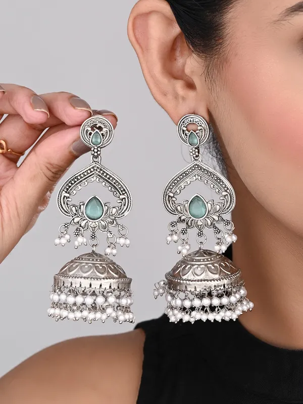 Silver_plated_long_Jhumka
