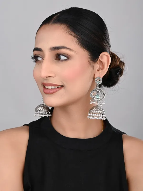 Silver_plated_long_Jhumka