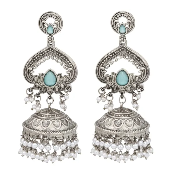 Silver_Plated_Long_Jhumka
