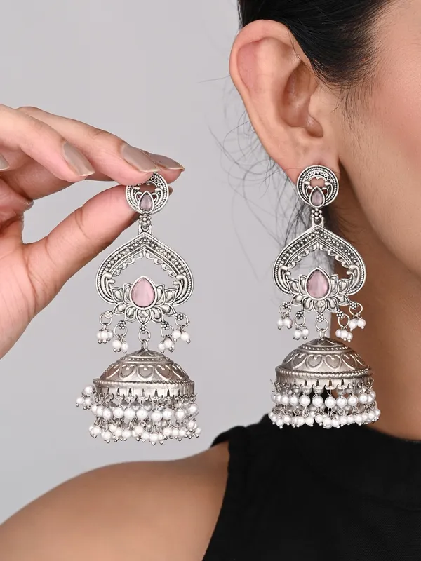 Silver_plated_long_Jhumka