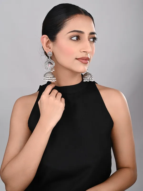 Silver_plated_long_Jhumka