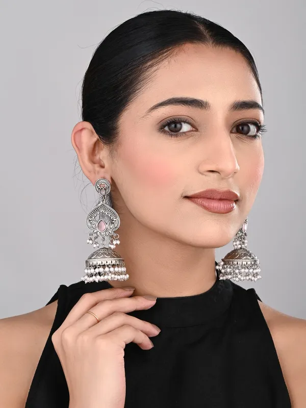 Silver_Plated_Long_Jhumka