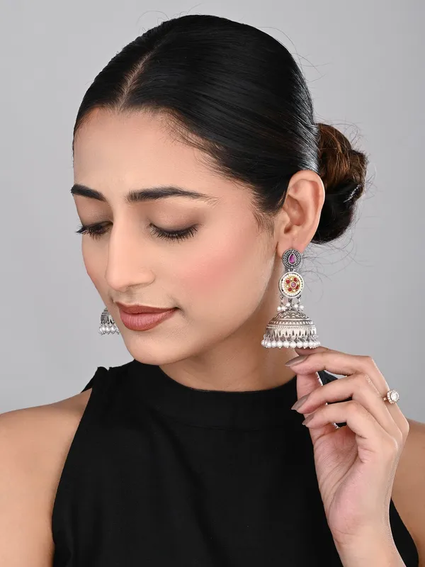 Silver_Plated_Long_Jhumka