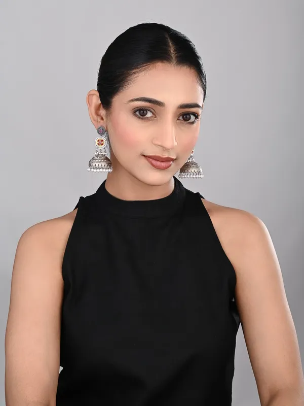Silver_Plated_Long_Jhumka