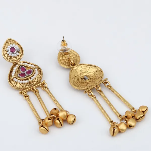 Antique_Gold_Temple_Drop_Earrings