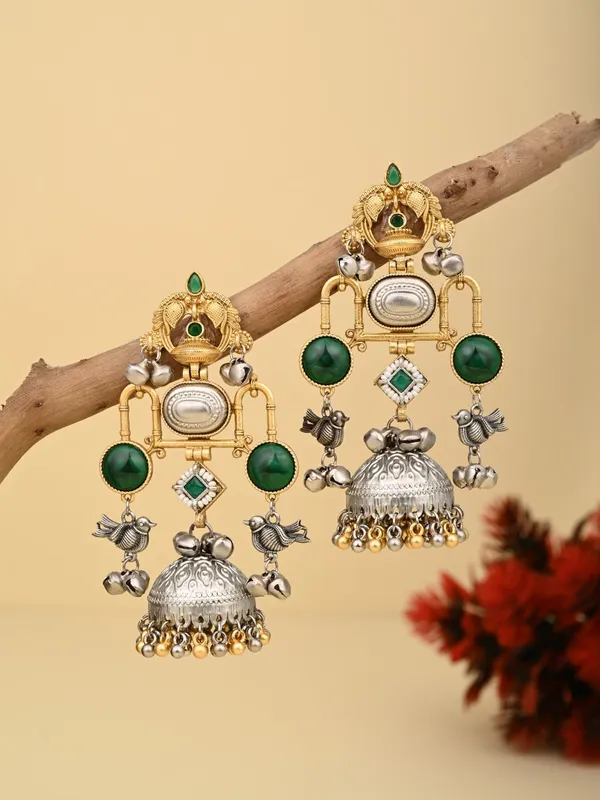 Dual_tone_Jhumka_Earring