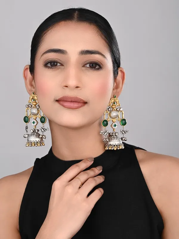 Dual_tone_Jhumka_Earring