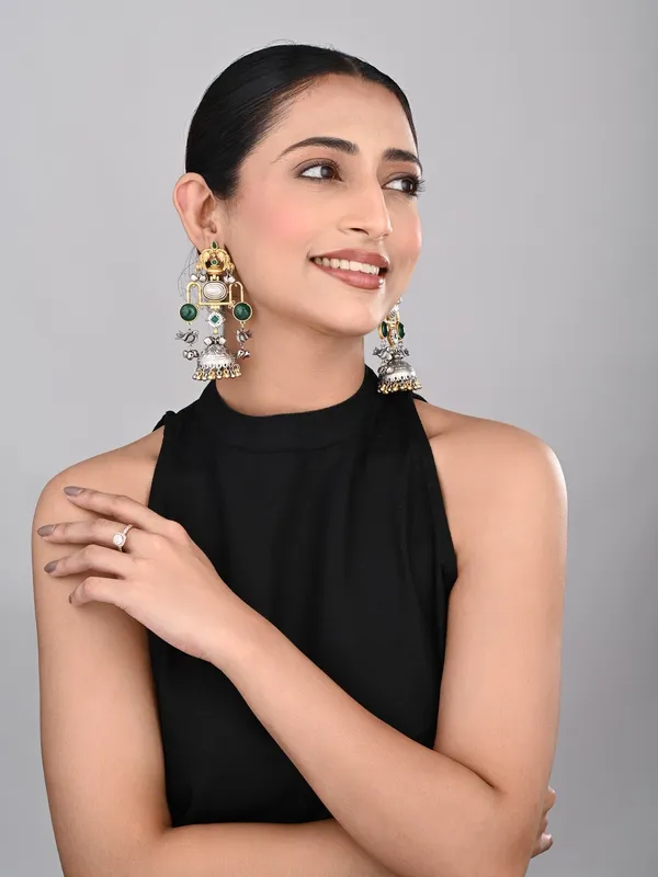 Dual_tone_Jhumka_Earring