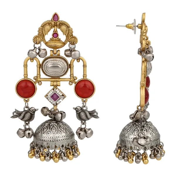 Dual_tone_Jhumka_Earring