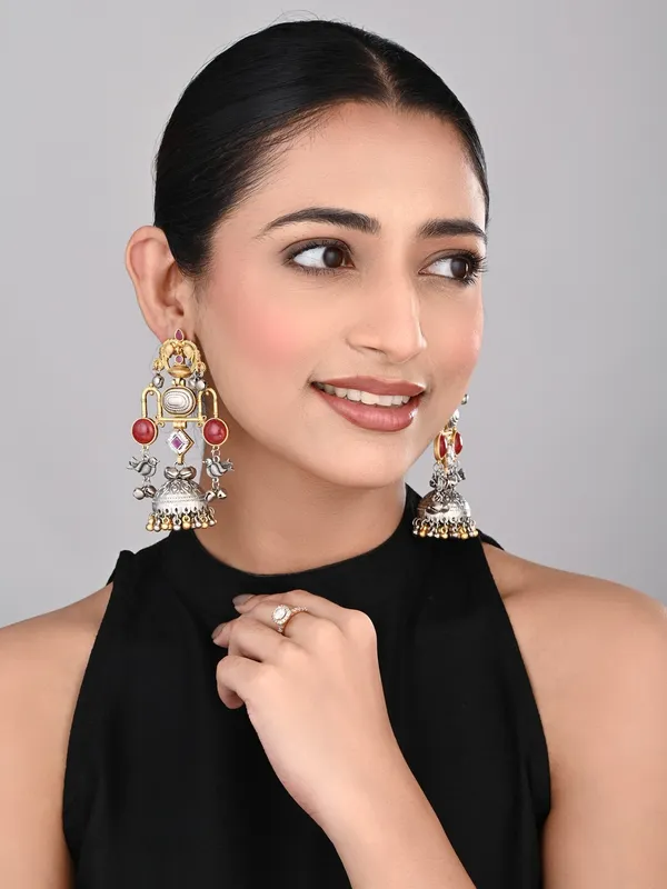 Dual_tone_Jhumka_Earring