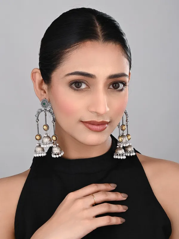 Dual_tone_Jhumka_Earring