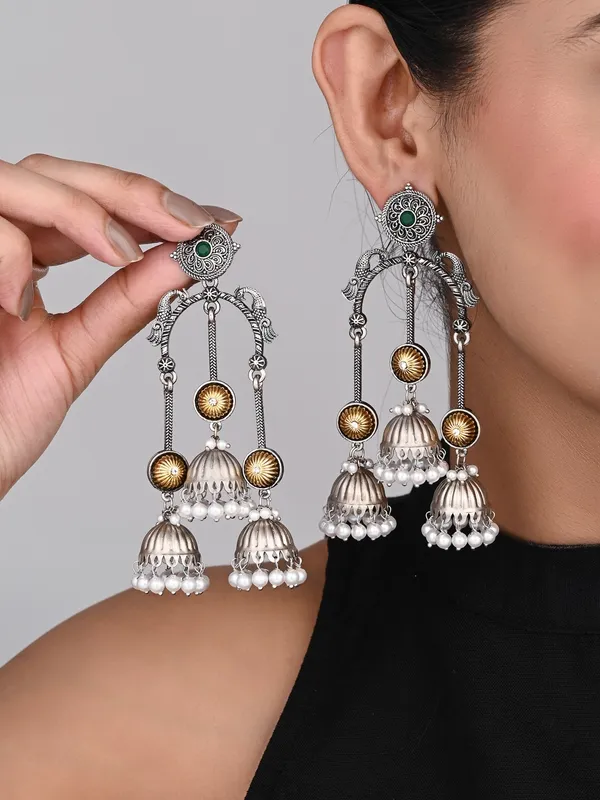 Dual_tone_Jhumka_Earring