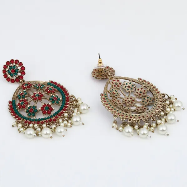 Gold-Plated_Floral_Motif_Earrings