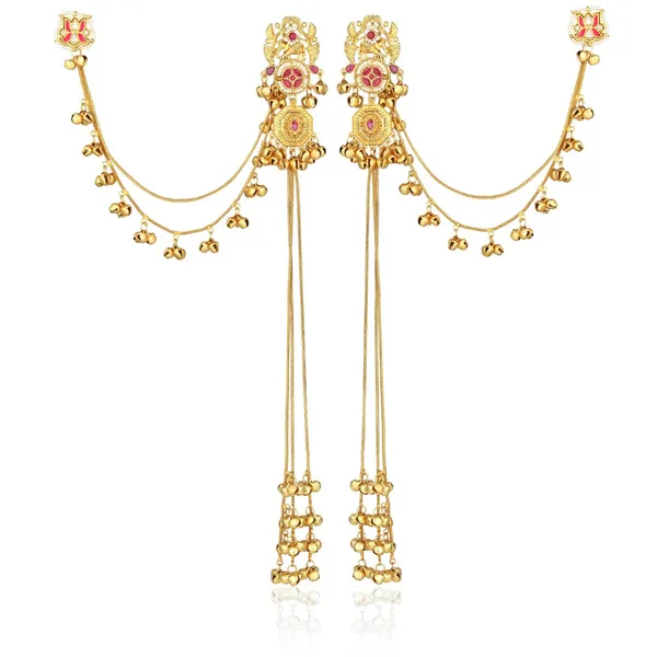 Gold-Tone_Kundan_&_Stone_Kashmiri_Long_Chain_Earrings