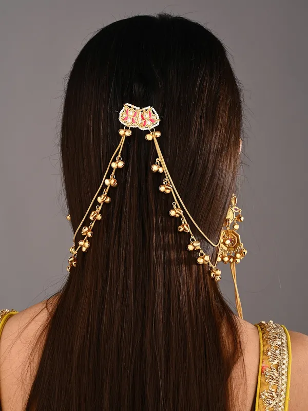 Gold-Tone_Kundan_&_Stone_Kashmiri_Long_Chain_Earrings