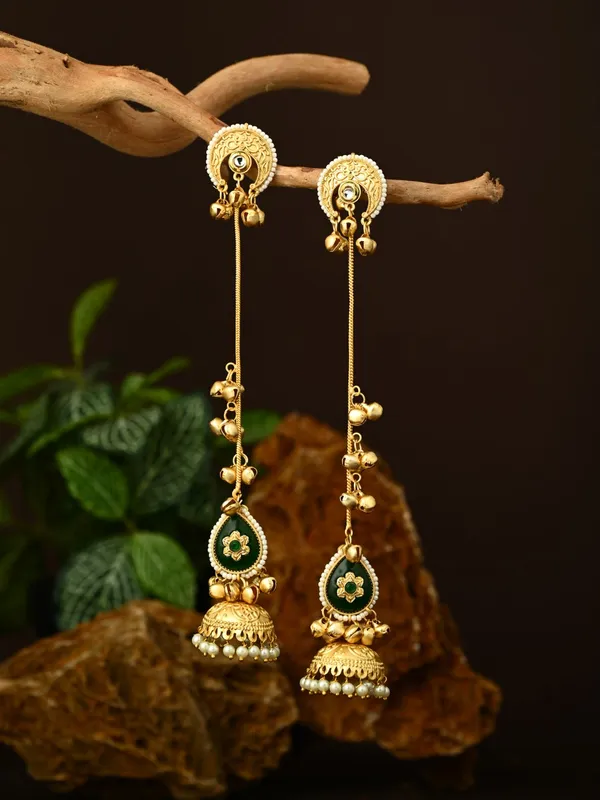 Gold_plated_Kshimiri_long_Jhumka_Earrings