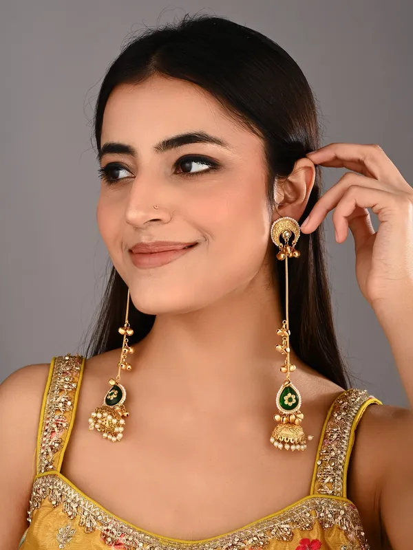 Gold_Plated_Kshimiri_Long_Jhumka_Earrings