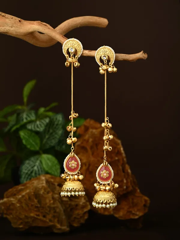Gold_plated_Kshimiri_long_Jhumka_Earrings