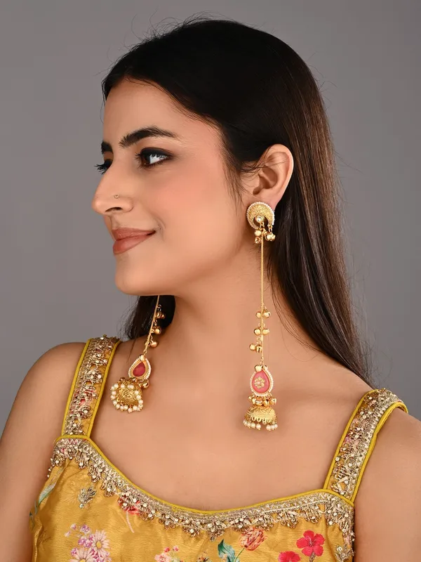 Gold_Plated_Kshimiri_Long_Jhumka_Earrings