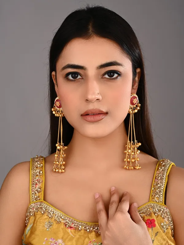 Gold_plated_stone_long_earring