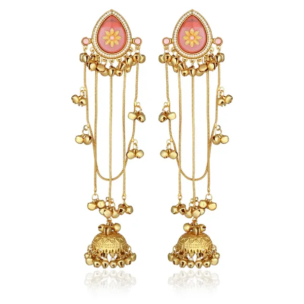 Gold_Plated_long_Jhumka_Drop_Earrings