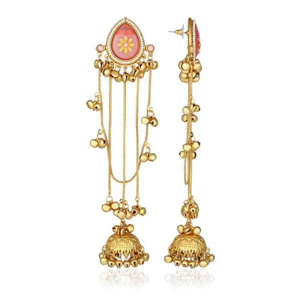 Gold_Plated_long_Jhumka_Drop_Earrings