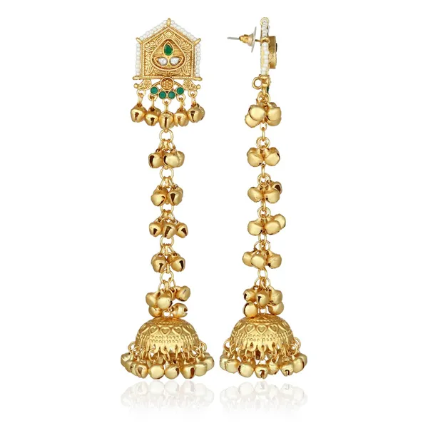 Geometric_long_drop_Jhumka_Earring
