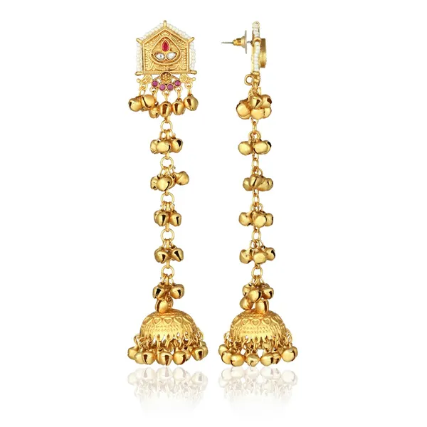 Geometric_Long_Drop_Jhumka_Earring