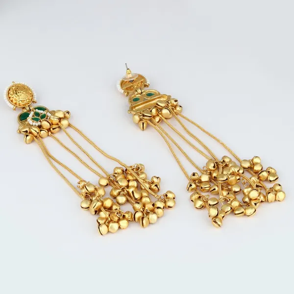 Kashmiri_Long_drop_Ghungroo_Earring