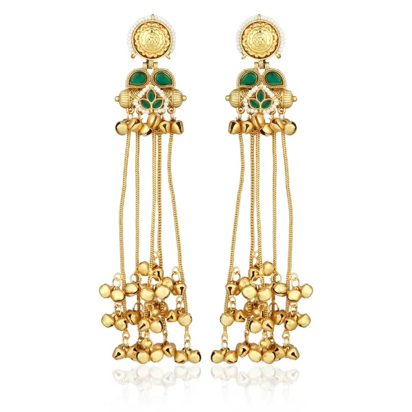 Kashmiri_Long_drop_Ghungroo_Earring