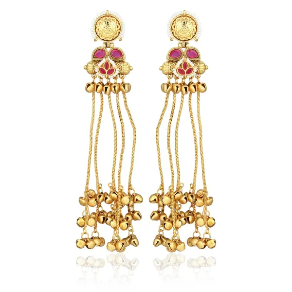 Kashmiri_Long_Drop_Ghungroo_Earring