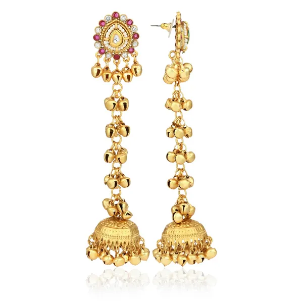 Long_drop_Ghungroo_Jhumka_Earring